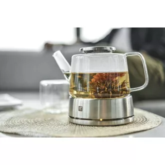 ZWILLING Teekanne, Edelstahlsieb, Teelichthalter aus Edelstahl, 800 ml - Sorrento