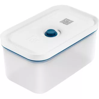 ZWILLING Vakuumier-Set, 3x Glasbehälter, 2x Kunststoffbehälter, 7 Beutel, Vakuumpumpe, 3 Bänder, blau - Fresh & Save