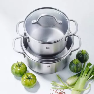 ZWILLING Kochtopfset, 5-teilig, Edelstahl - Flow