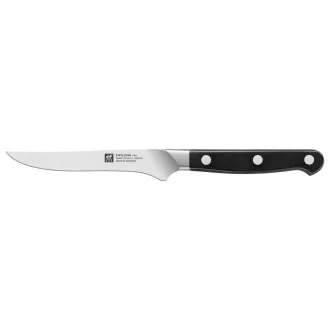 ZWILLING Steakmesser-Set, 4-teilig, rostfreier Stahl, Schutz, 57 HRC, Griff mit drei Nieten - Pro ZWILLING Steakmesser-Set, 4-teilig, rostfreier Stahl, Schutz, 57 HRC, Griff mit drei Nieten - Pro