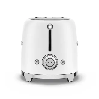Smeg TSF01WHMEU Toaster / Toaster-Backofen, 2 Toaster, 6 Toaststufen, Krümelschublade, Stil. 50er Jahre, weiß matt Smeg TSF01WHMEU Toaster / Toaster-Backofen, 2 Toaster, 6 Toaststufen, Krümelschublade, Stil. 50er Jahre, weiß matt