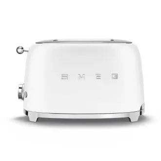 Smeg TSF01WHMEU Toaster / Toaster-Backofen, 2 Toaster, 6 Toaststufen, Krümelschublade, Stil. 50er Jahre, weiß matt Smeg TSF01WHMEU Toaster / Toaster-Backofen, 2 Toaster, 6 Toaststufen, Krümelschublade, Stil. 50er Jahre, weiß matt