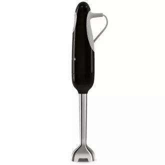 Smeg HBF11BLEU Stabmixer, 700 W, 14850 U/min, Turbo, 50er Jahre Stil, rutschfester Griff, schwarz