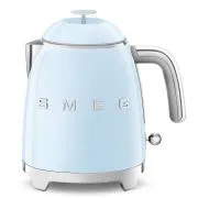 Smeg KLF05PBEU Mini-Wasserkocher, 0,8 l / 3 Tassen, 1400 W, Stil der 50er Jahre, pastellblau