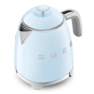 Smeg KLF05PBEU Mini-Wasserkocher, 0,8 l / 3 Tassen, 1400 W, Stil der 50er Jahre, pastellblau Smeg KLF05PBEU Mini-Wasserkocher, 0,8 l / 3 Tassen, 1400 W, Stil der 50er Jahre, pastellblau
