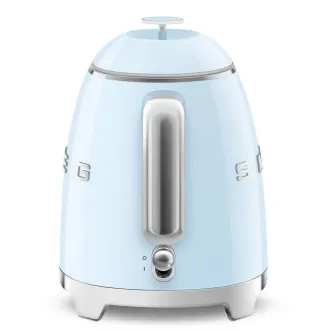 Smeg KLF05PBEU Mini-Wasserkocher, 0,8 l / 3 Tassen, 1400 W, Stil der 50er Jahre, pastellblau Smeg KLF05PBEU Mini-Wasserkocher, 0,8 l / 3 Tassen, 1400 W, Stil der 50er Jahre, pastellblau