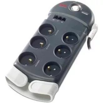 APC Home / Office SurgeArrest 6 Steckdosen mit Telefon- und Koaxschutz 230V Frankreich, 3m APC Home / Office SurgeArrest 6 Steckdosen mit Telefon- und Koaxschutz 230V Frankreich, 3m