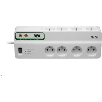 APC Performance SurgeArrest 8 Steckdosen mit Telefon- und Koaxschutz 230V Frankreich, 2,7 m APC Performance SurgeArrest 8 Steckdosen mit Telefon- und Koaxschutz 230V Frankreich, 2,7 m
