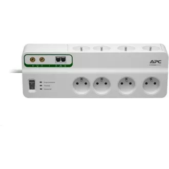 APC Performance SurgeArrest 8 Steckdosen mit Telefon- und Koaxschutz 230V Frankreich, 2,7 m APC Performance SurgeArrest 8 Steckdosen mit Telefon- und Koaxschutz 230V Frankreich, 2,7 m