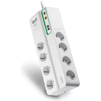 APC Performance SurgeArrest 8 Steckdosen mit Telefon- und Koaxschutz 230V Frankreich, 2,7 m APC Performance SurgeArrest 8 Steckdosen mit Telefon- und Koaxschutz 230V Frankreich, 2,7 m
