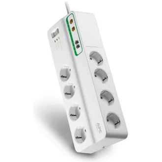 APC Performance SurgeArrest 8 Steckdosen mit Telefon- und Koaxschutz 230V Frankreich, 2,7 m APC Performance SurgeArrest 8 Steckdosen mit Telefon- und Koaxschutz 230V Frankreich, 2,7 m