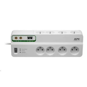 APC Performance SurgeArrest 8 Steckdosen mit Telefon- und Koaxschutz 230V Frankreich, 2,7 m APC Performance SurgeArrest 8 Steckdosen mit Telefon- und Koaxschutz 230V Frankreich, 2,7 m