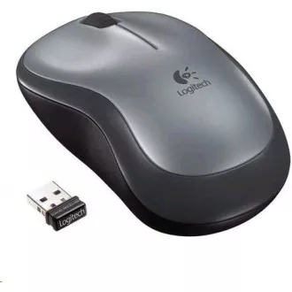 Logitech Kabellose Maus M185, USB-Dongle, grau