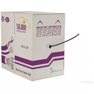 Installationskabel Solarix UTP, Cat5E, Draht, LSOH, Dose 305m SXKD-5E-UTP-LSOH Installationskabel Solarix UTP, Cat5E, Draht, LSOH, Dose 305m SXKD-5E-UTP-LSOH