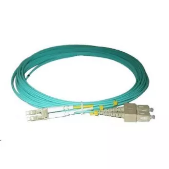 Duplex-Patchkabel MM 50/125, OM3, LC-SC, LS0H, 7m