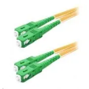 Duplex-Patchkabel SM 9/125, OS2, SC(APC)-SC(APC), LS0H, 1m