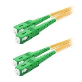 Duplex-Patchkabel SM 9/125, OS2, SC(APC)-SC(APC), LS0H, 1m