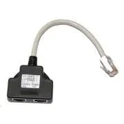 RJ45-Splitter, 1x8p8c/2x8p4c, TEL-TEL