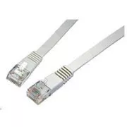 Solarix Patchkabel flach CAT6 UTP LSOH 0, 5m grau unverlierbar C6-111GY-0, 5MB