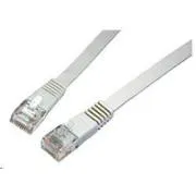 Solarix Flachkabel CAT6 UTP LSOH 10 m, grau, nicht verhakungssicher, C6-111GY-10MB
