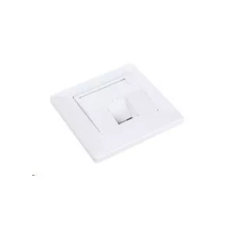 Solarix Steckdose modular für 1 Keystone Unterputz weiß SX9-1-0-WH Solarix Steckdose modular für 1 Keystone Unterputz weiß SX9-1-0-WH