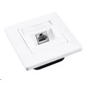 Solarix Buchse CAT6 STP 1 x RJ45 Unterputz weiß SX9-1-6-STP-WH