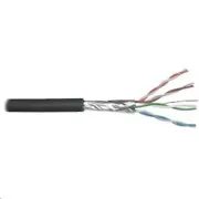 FTP-Kabel PlanetElite, Cat6, Kabel, Outdoor PE, Dca, schwarz, 305m, Spule