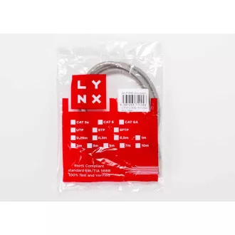 LYNX Patchkabel Cat5E, FTP - 3m, grau LYNX Patchkabel Cat5E, FTP - 3m, grau