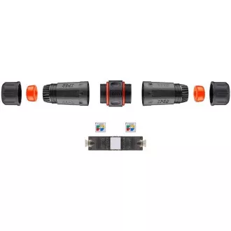 Wasserdichter Stecker STP RJ45, Cat5E, Cat6, Cat6A, Schutzart IP68 Wasserdichter Stecker STP RJ45, Cat5E, Cat6, Cat6A, Schutzart IP68