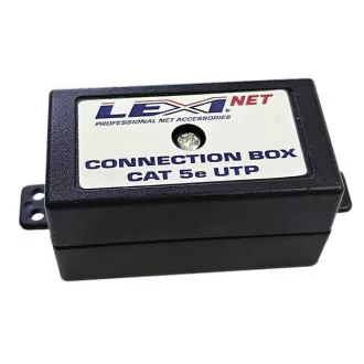 LEXI-Net MINI UTP Cat5E Anschlussdose, schwarz LEXI-Net MINI UTP Cat5E Anschlussdose, schwarz