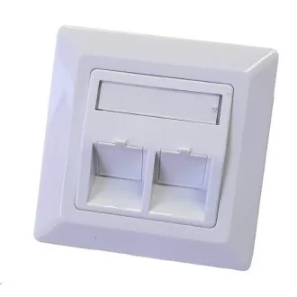 Universal-Steckdose 2 Anschluss - 80x80 Universal-Steckdose 2 Anschluss - 80x80