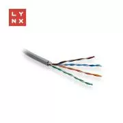 LYNX UTP-Kabel Cat5e, PVC (Eca), vollverschweißt, innen, grau, Dose 305m