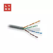 LYNX UTP-Kabel, Cat6, LSOH, vollverschweißt, innen, grau, Dose 305m