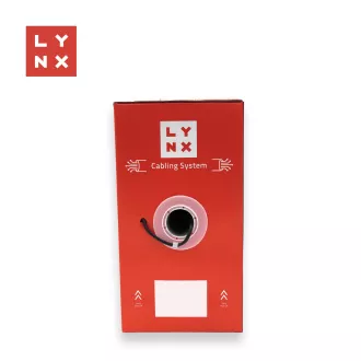 LYNX UTP-Kabel, Cat6, PE (Fca), vollverschweisst, Outdoor, schwarz, Box 305m LYNX UTP-Kabel, Cat6, PE (Fca), vollverschweisst, Outdoor, schwarz, Box 305m