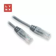 LYNX UTP-Patchkabel Cat5e, PVC, CCA, 3m, grau