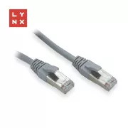 LYNX FTP-Patchkabel Cat5e PVC, CCA, 10m, grau