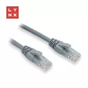 LYNX UTP-Patchkabel Cat6, PVC, 0, 5m, grau (Packung enthält 10 Stück)