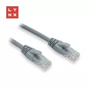 LYNX UTP-Patchkabel Cat6, PVC, 5m, grau