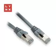 LYNX FTP-Patchkabel Cat6, PVC, 2m, grau