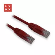LYNX UTP-Patchkabel Cat5e, PVC, CCA, 0, 1m, rot (Paket enthält 10 Stück)