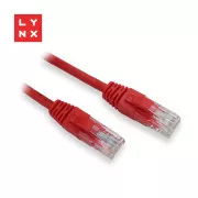 LYNX UTP-Patchkabel Cat5e, PVC, CCA, 2m, rot