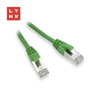 LYNX FTP-Patchkabel Cat5e PVC, CCA, 0, 5m, grün (Packung enthält 10 Stück) LYNX FTP-Patchkabel Cat5e PVC, CCA, 0, 5m, grün (Packung enthält 10 Stück)