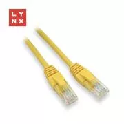 LYNX UTP-Patchkabel Cat5e, PVC, CCA, 5m, gelb