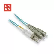LYNX Duplex-Patchkabel MM, OM3, LC/SC, 50/125µm, 3m