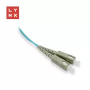 LYNX Duplex-Patchkabel MM, OM3, SC/SC, 50/125µm, 1m