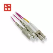 LYNX Duplex-Patchkabel MM, OM4, LC/SC, 50/125µm, 0, 5m