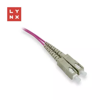 LYNX Duplex-Patchkabel MM, OM4, SC/SC, 50/125µm, 10m LYNX Duplex-Patchkabel MM, OM4, SC/SC, 50/125µm, 10m