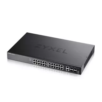 Zyxel XGS2220-30, L3 Access Switch, 24x1G RJ45 2x10mG RJ45, 4x10G SFP Uplink, inkl. 1 Jahr NebulaFlex Pro Zyxel XGS2220-30, L3 Access Switch, 24x1G RJ45 2x10mG RJ45, 4x10G SFP Uplink, inkl. 1 Jahr NebulaFlex Pro