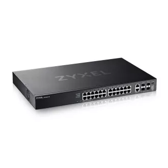Zyxel XGS2220-30, L3 Access Switch, 24x1G RJ45 2x10mG RJ45, 4x10G SFP Uplink, inkl. 1 Jahr NebulaFlex Pro Zyxel XGS2220-30, L3 Access Switch, 24x1G RJ45 2x10mG RJ45, 4x10G SFP Uplink, inkl. 1 Jahr NebulaFlex Pro