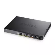 Zyxel XGS2220-30HP, L3 Access Switch, 400W PoE, 16xPoE /10xPoE  , 24x1G RJ45 2x10mG RJ45, 4x10G SFP  Uplink, inkl. 1 J.